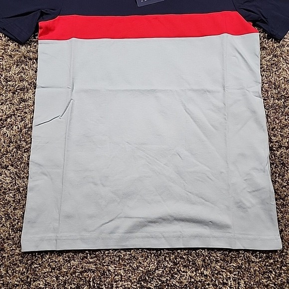 Red Bull Puma Mens Crew Neck T-Shirt Racing Team Logo Size Small Red Gray Blue - Picture 2 of 11